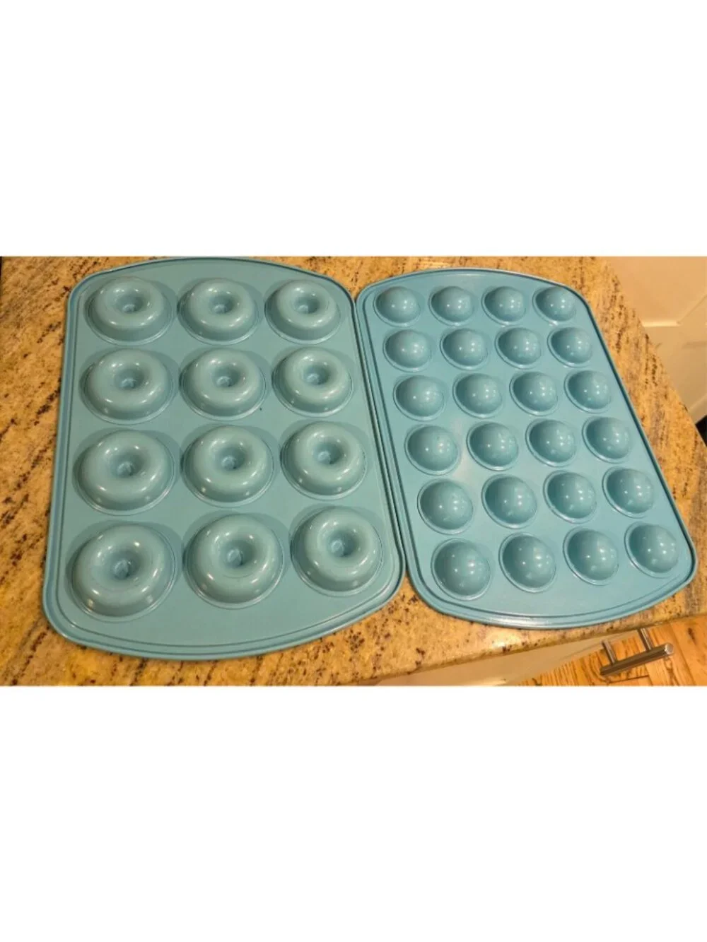 Lot of 2 Pampered Chef Donut Hole Pan Cake Pops & Donut